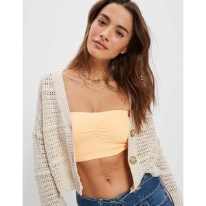 American Eagle Seamless Sun Set Cropped Tube Top